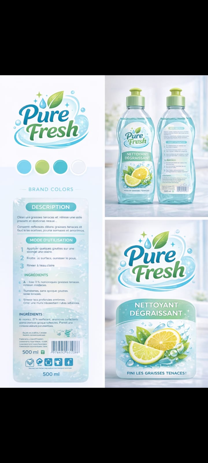 Pure Fresh Branding